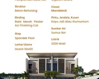 Rumah Gentan Purbayan murah 2 lantai Dinar Residence dekat solobaru