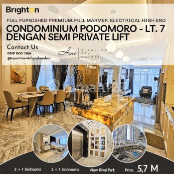 Condominium Podomoro. Semi Private Lift. Full Furnished Premium