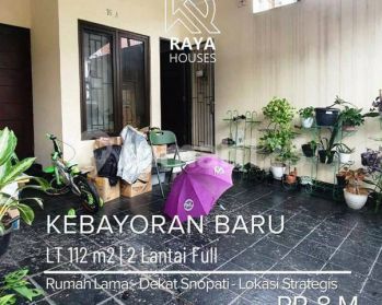 Rumah 2 lantai area cikajang kebayoran baru siap huni