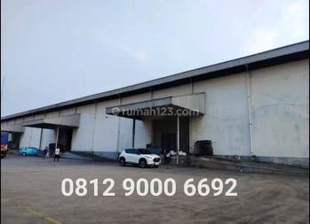 Gudang Besar dijual di Bitung Tangerang dekat tol Jakarta Merak