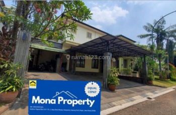 Di JUAL cepat, rumah mewah, cluster terdepan di Kota Wisata Cibubur, 5 menit tol