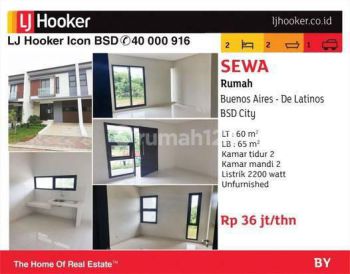 disewakan rumah delatinos bsd