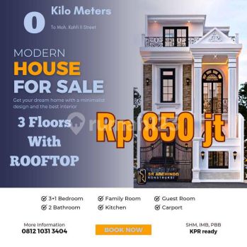 Rumah Cluster 2,5 Lt termurah akses Moh.Kahfi 2 Jagakarsa KPR SHM