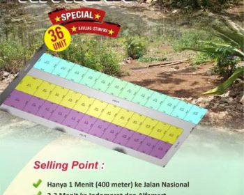 DIJUAL KAVLING SIAP HUNI DEKAT JALAN NASIONAL DI SEMANU GUNUNG KIDUL