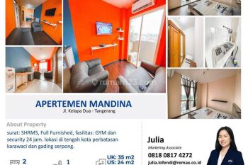 Dijual Apartemen Mandina Full Furnished Tinggal Bawa Koper