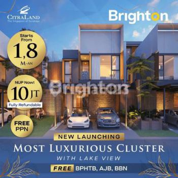 CITRALAND NEW CLUSTER PRIVATE CLUB HOUSE AND LAKE FREE SEMUA BIAYA