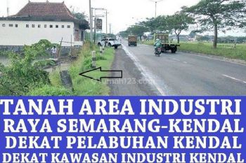 Tanah SHM Kendal Murah Cocok Untuk Gudang Dekat Kik Dan Pelabuhan