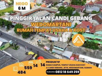 Wedomartani Candi Gebang Pinggir Jalan Rumah Kios Dan Kost