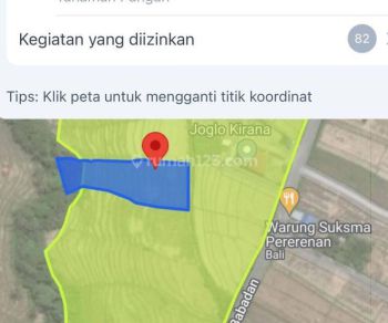 Disewakan Tanah Murah di Jalan Pererenan Canggu Badung Bali