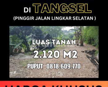 Kavling Strategis Rebutan di Setu, Tangerang Selatan