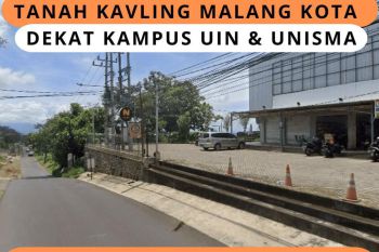 Tanah Kavling 10 Menit Kampus UIN Maulana Malik Ibrahim Kota Malang