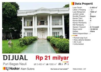 Rumah di Puri Bagas Nauli Bagus Siap Huni