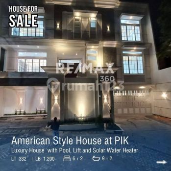 Rumah Dijual Pik American Modern Brand New Uk332m2 Pool At Jakut