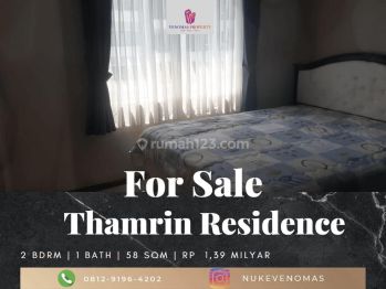 Dijual Apartement Thamrin Residence 2 Bedroom Full Furnished Tower A