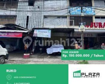 Disewakan ruko 3lantai di Jl.HOS Cokroaminoto,makassar (al)