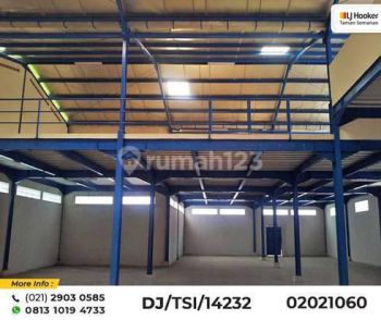 Gudang Perancis, Benda, Kondisi Bagus Struktur Baja Lantai Keramik + Beton, Dll,