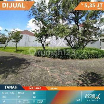 Tanah Kavling Dijual Di Plaza Telaga Golf Araya Malang