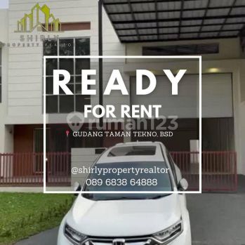 GUDANG BAGUS BERSIH DI TAMAN TEKNO LUAS 360 m