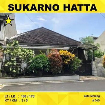 Rumah Murah Luas 186 di Cengger Ayam Sukarno Hatta Suhat Malang _ 50D
