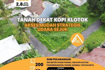 Tanah Pakem Dekat Warung Kopiklotok Ukuran Kecil