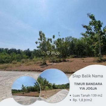 Tanah Murah Kulon Progo Dekat SMA N 2 Wates, Siap Akad Notaris