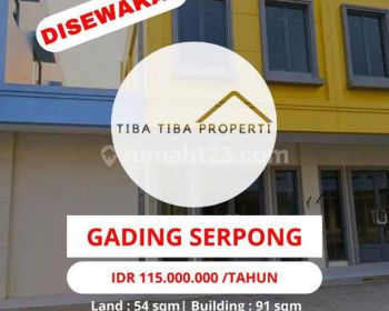 DISEWAKAN RUKO STRATEGIS DI GADING SERPONG, MAGGIORE GRANDE