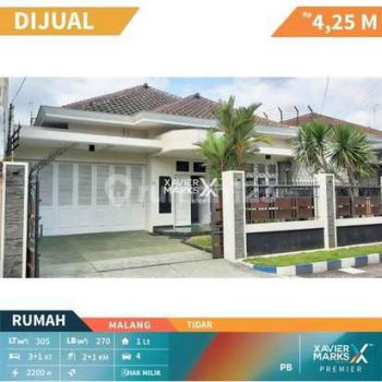 Rumah Bagus Terawat di Tidar Bawah Malang