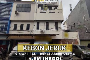 Ruko 4 Lantai SHM Bonus Bangunan Sebelah