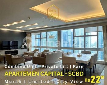 The Capital Residence 4 Br, Combine Unit, Private Lift Murah Rare