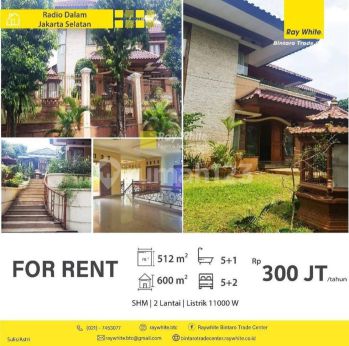 Rumah Mewah, Siap Huni, Bangunan Kokoh di Radio Dalam, Jakarta Selatan