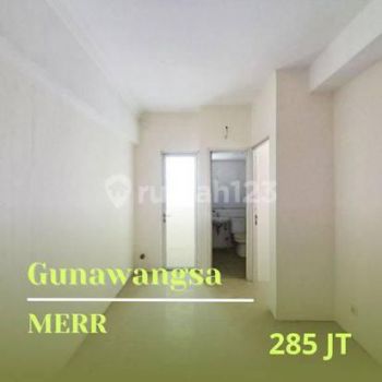 285 Juta 2 BR Baru Gress Apartemen Gunawangsa Merr