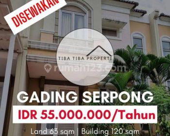DISEWAKAN

SAMARA VILLAGE PARAMOUNT LAND GADING SERPONG