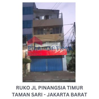 Dijual Ruko di Jalan Pinangsia Timur, Taman Sari Jakarta Barat