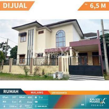 Lu1522 Dijual Rumah Hook Dekat Ub di Suhat Lowokwaru Malang