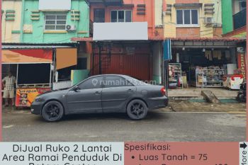 Dijual Ruko 2 Lantai Area Ramai Penduduk Di Batam Center