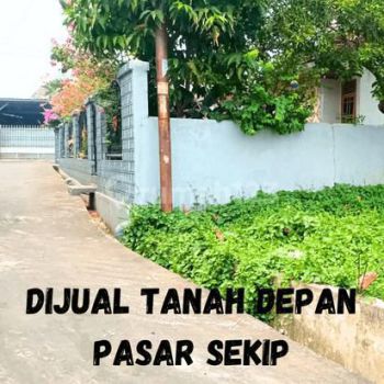 Tanah Strategis Tengah Kota Lokasi Depan Pasar Sekip