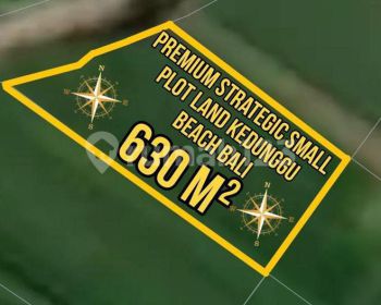 Premium Strategic Small Plot Land Kedunggu Beach Bali