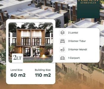 Rumah Murah Brand New di Kembangan, Bonus Berlapis