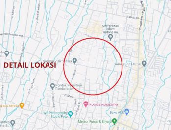 Tanah Murah Cocok Kost Ring 1 Uii Jogja, Akses Jalan 7 Meter