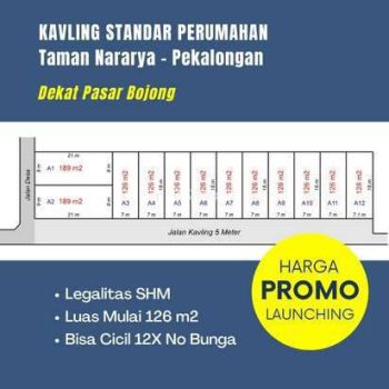 Tanah Kapling Bojong Lokasi Strategis  3 Menit Exit Tol Bojong, SHM Ready