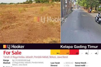 Tanah Jl. Raya Kodau Jatiasih, Pondok Melati, Bekasi, Jawa Barat