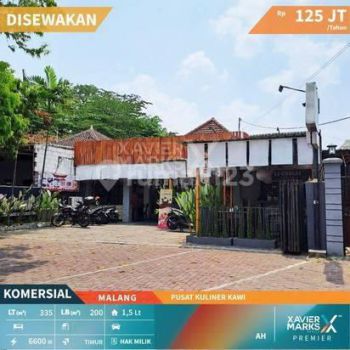 RUMAH KOMERSIAL  DI PUSAT KULINER KAWI , MALANG