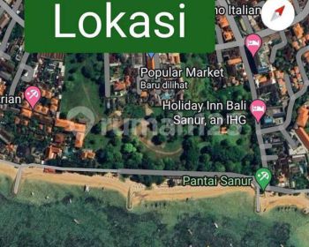 Tanah Lokasi Istimewa Beachside Sanur, 5 Menit Jalan Kaki Ke Pantai