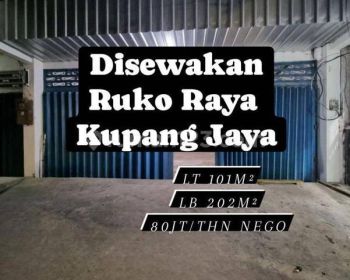 Disewakan Ruko 2 Lantai Raya Kupang Jaya Strategis Surabaya [137]