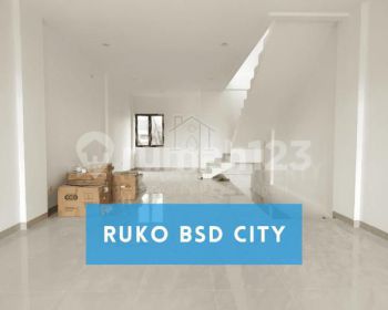 Ruko Baru 3 Lantai Siap Huni Parkir Luas Di Bsd City