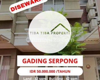 DiSEWAKAN RUMAH SIAP HUNI CLUSTER AMARILLO GADING SERPONG