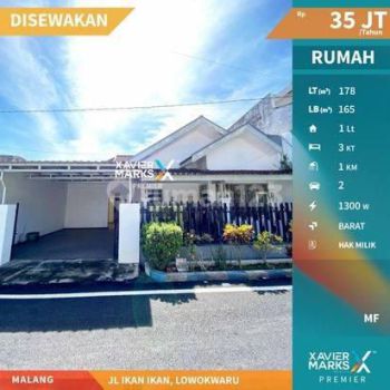 Rumah Disewakan Bagus dan Terawat, Selangkah dari Suhat Malang, 10 menit ke UB