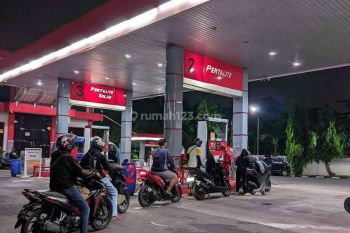 SPBU Pertamina Aktif Di Cipinang Jaya Raya, Jakarta Timur.
