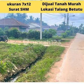 Dijual Tanah Murah Lokasi Talang Betutu Siap Bangun