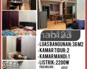 Dijual Apartemen 2 Kamar Furnish Nyaman di Metrro Suites